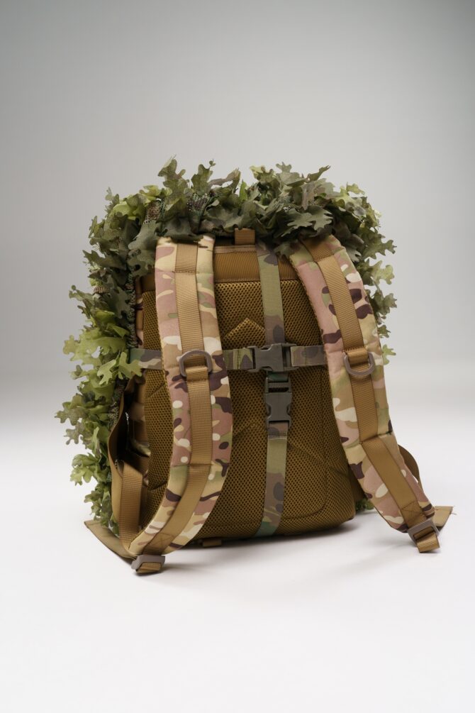 3D Camouflage Backpack Cover – Green Forest