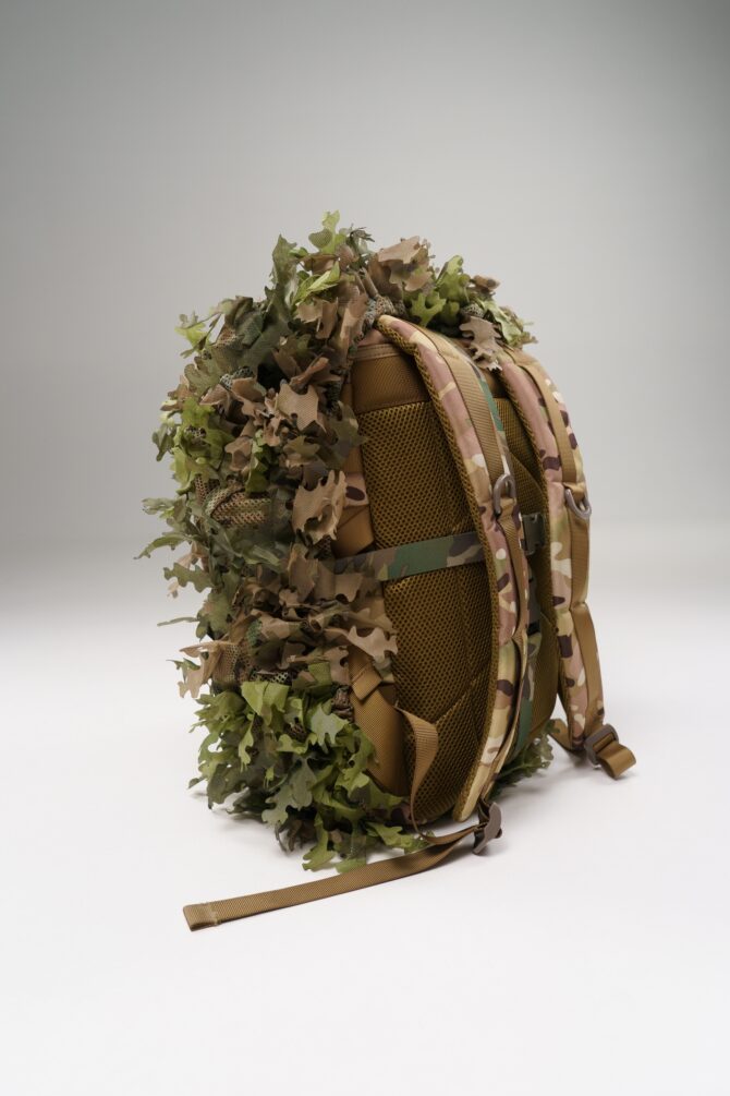 3D Camouflage Backpack Cover – Green Forest + Dry Field