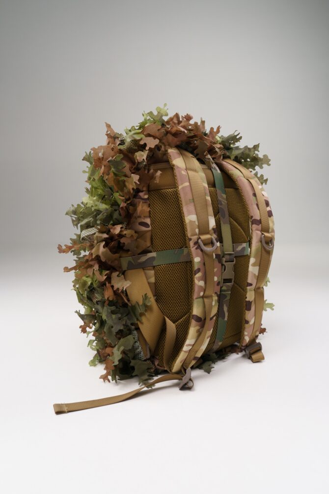 3D Camouflage Backpack Cover – Green Forest + Dry Forest