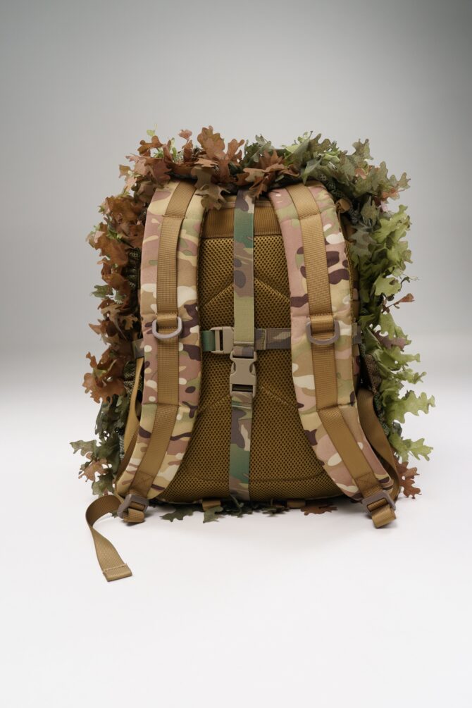 3D Camouflage Backpack Cover – Green Forest + Dry Forest