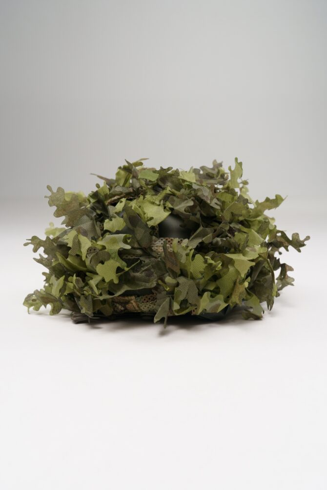 3D Helmet Cover – Green Forest