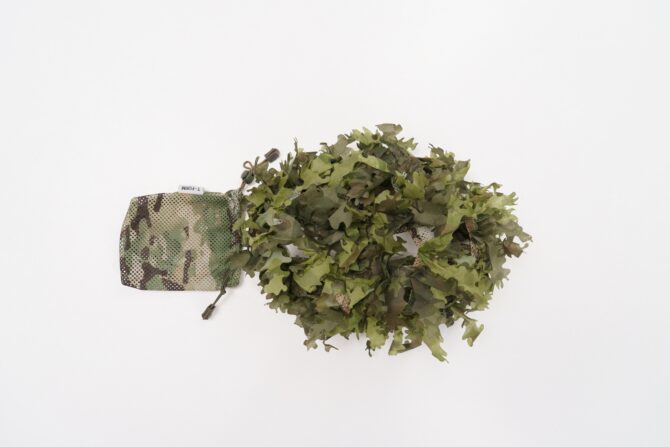 3D Helmet Cover – Green Forest