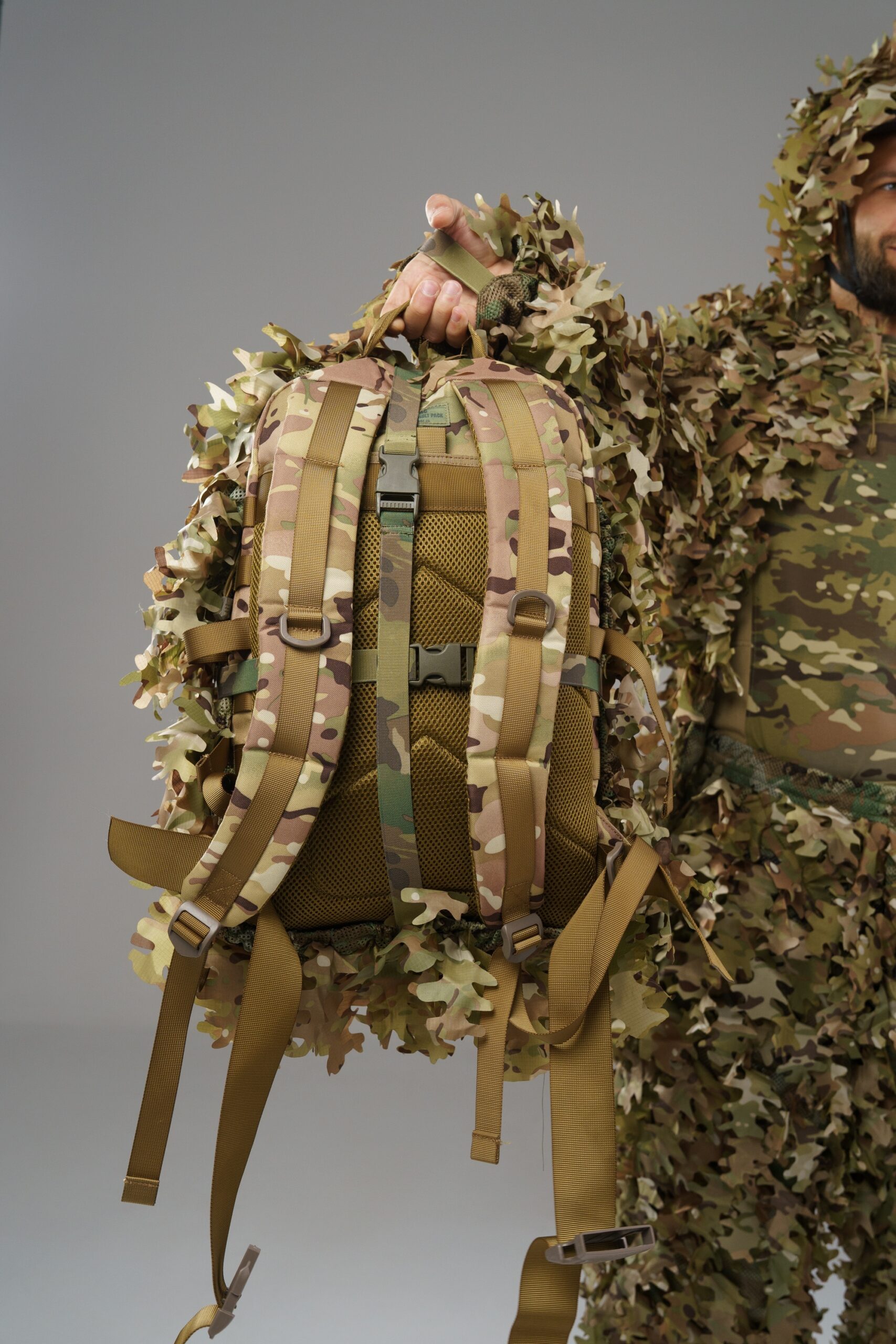 3D Camouflage Backpack Cover - Multicam