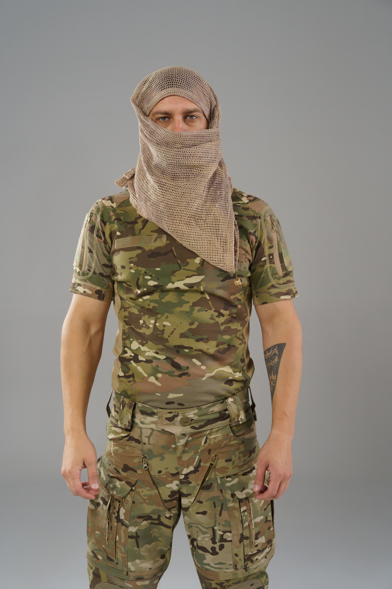 Маскувальний сітчастий шарф